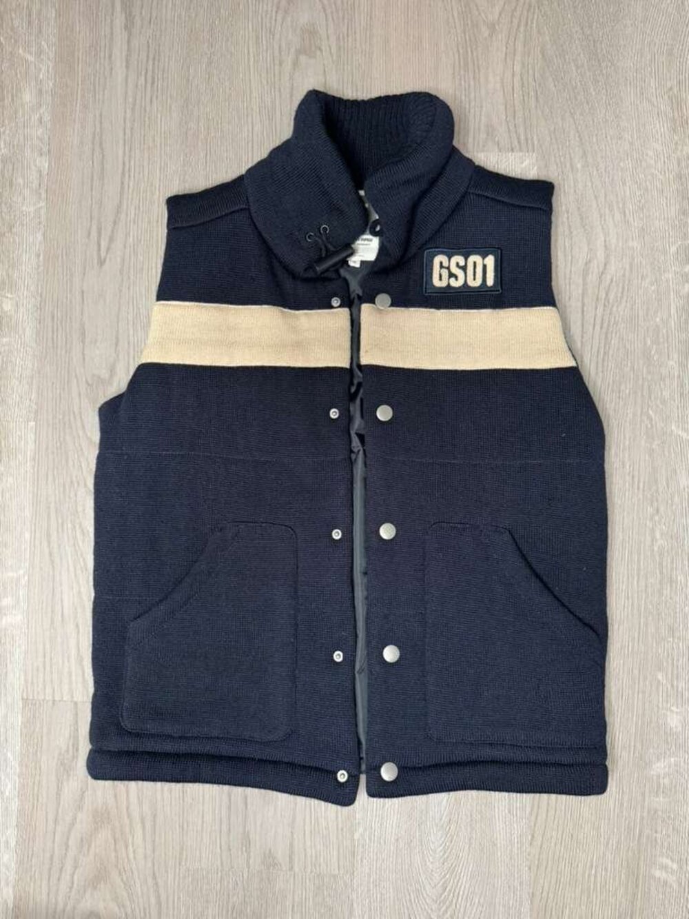 G-Star RAW Guard Bodywarmer Knit Vest Navy Streetwear Utility Men M